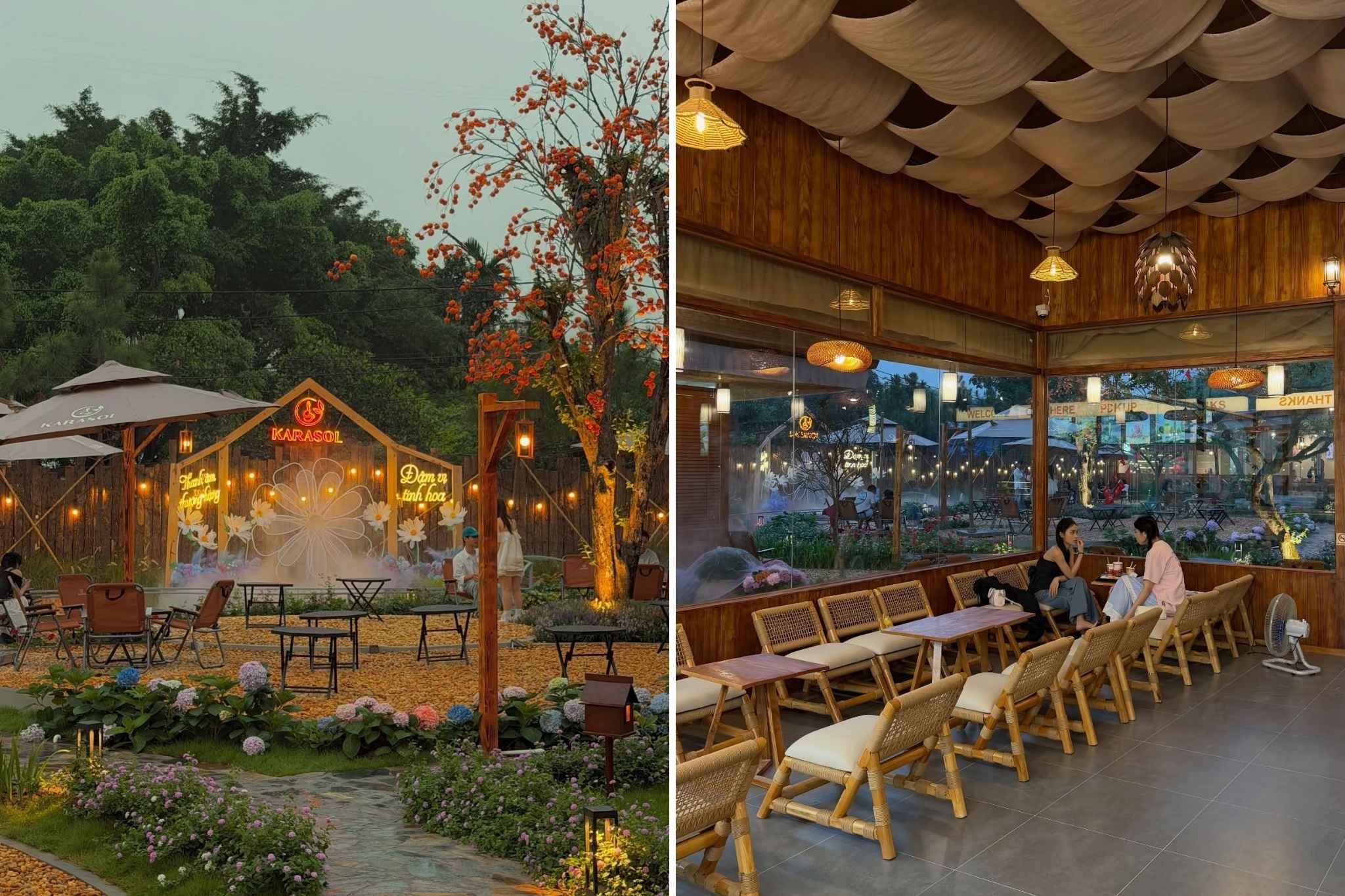 Quán Cafe sân vườn